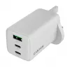 CANYON CU65ACC GaN 65W 2xPD 1xQC UK Biała Ładowarka Ścienna