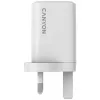 CANYON CU45AC GaN 45W 2xPD UK Biała Ładowarka Sieciowa