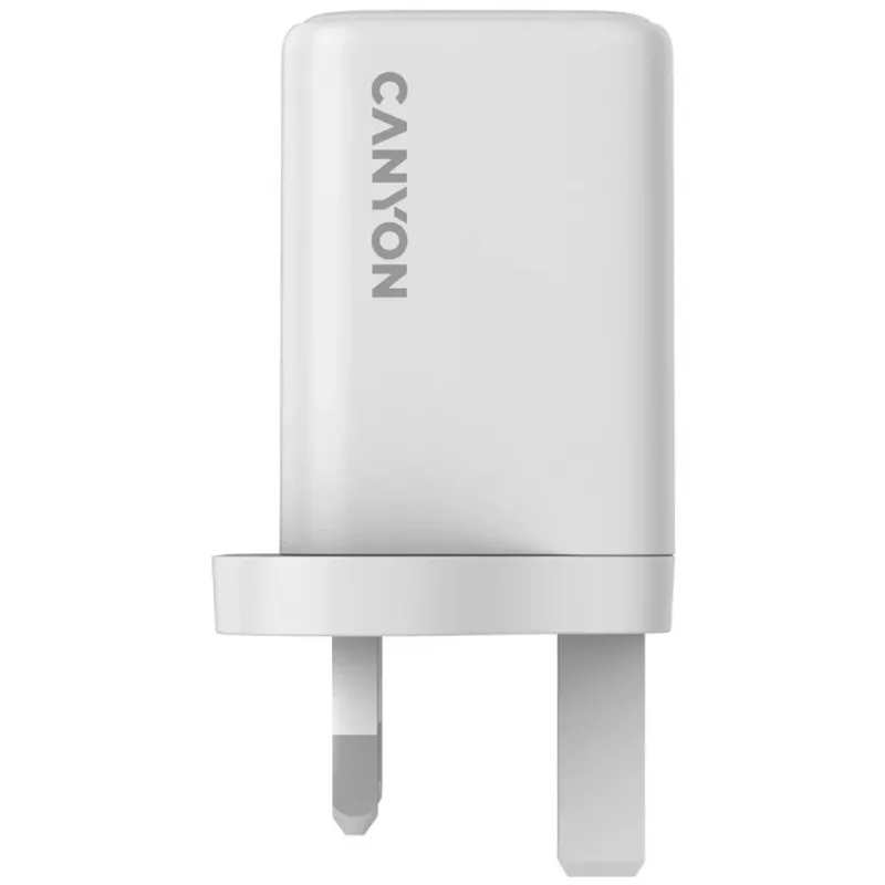 CANYON CU45AC GaN 45W 2xPD UK Biała Ładowarka Sieciowa