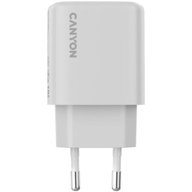 CANYON OnCharge 200 20W USB-C PD Ładowarka ścienna EU Biała