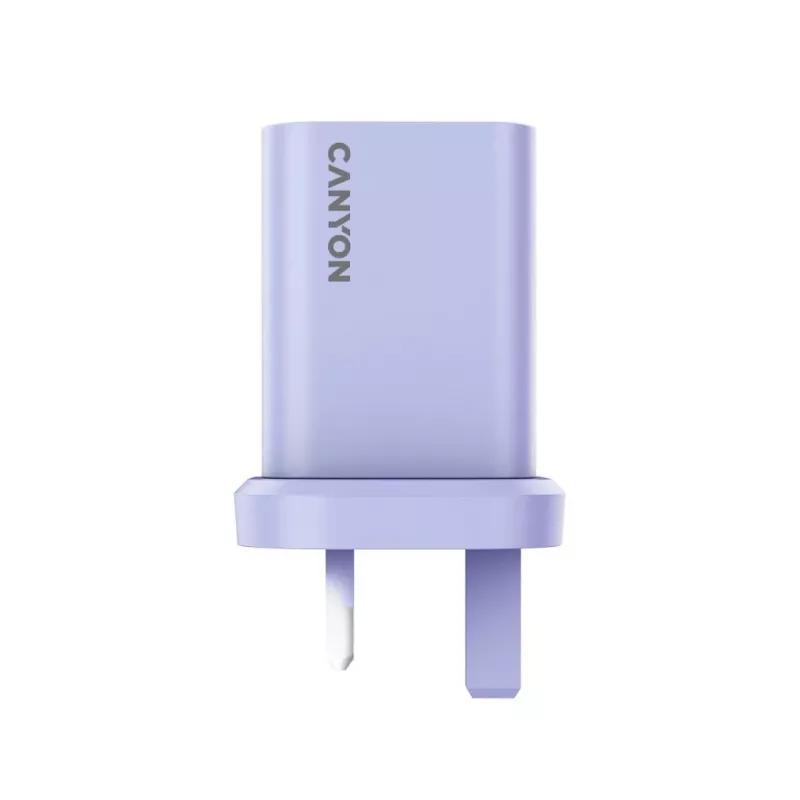 CANYON OnCharge 30CL Max Power 30W 1xPD UK Wall Charger Purple