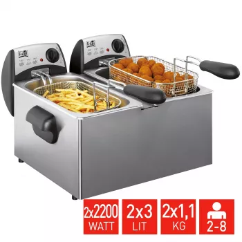 Frytkownica FRITEL Starter 6 litrów 4.4kW szara