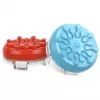 SteelSeries KontrolFreek Performance Thumbsticks Splash (Czerwony/Niebieski, 2 sztuki, do Nintendo Switch Joy-Cons i Nintendo Switch Lite)