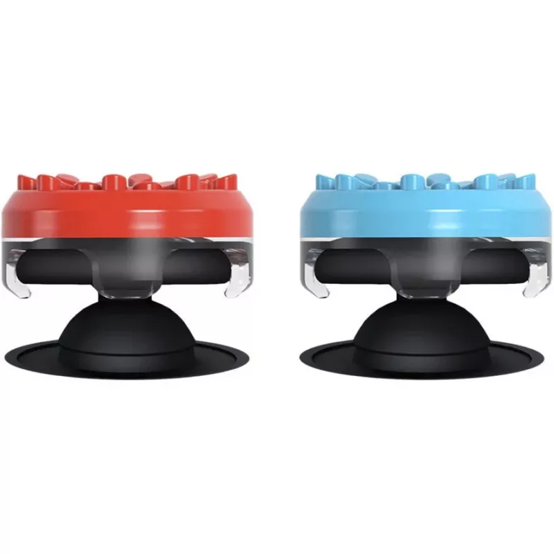 SteelSeries KontrolFreek Performance Thumbsticks Splash (Czerwony/Niebieski, 2 sztuki, do Nintendo Switch Joy-Cons i Nintendo Switch Lite)