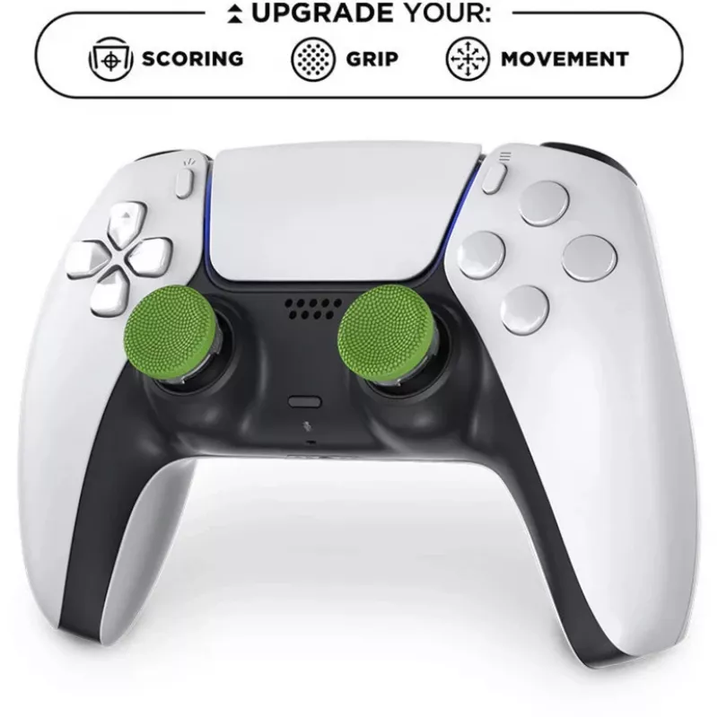 SteelSeries KontrolFreek Precision Sports Thumbsticks Football Edition (Zielony/Czarny, 2 sztuki, do kontrolera PlayStation 5/4)
