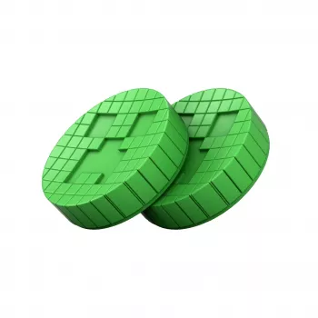 SteelSeries KontrolFreek No-Slip Thumb Grips Creeper Edition Green (2 Pieces) for Nintendo Switch Joy-Cons / Pro Controller