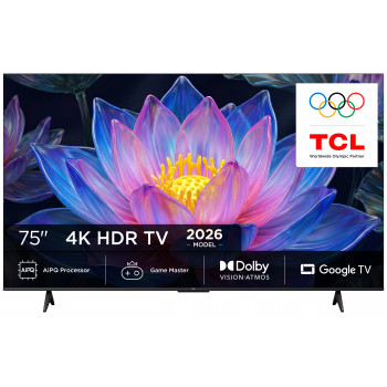 TCL 75P6L 75-calowy 4K UHD LED Smart TV z Android TV i Asystentem Google