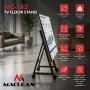 Maclean MC-183 Mobilny stojak podłogowy/wózek do TV, 37-80 inch, VESA 800x400, 75 kg, blokowane kółka, czarny