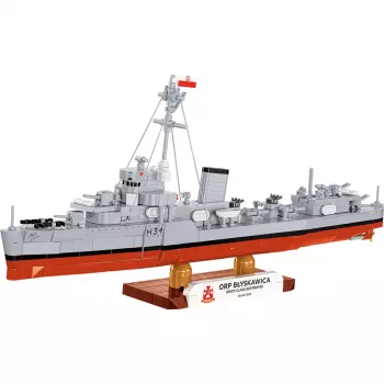 COBI ORP Błyskawica Destroyer Plastic Model Kit 1:300