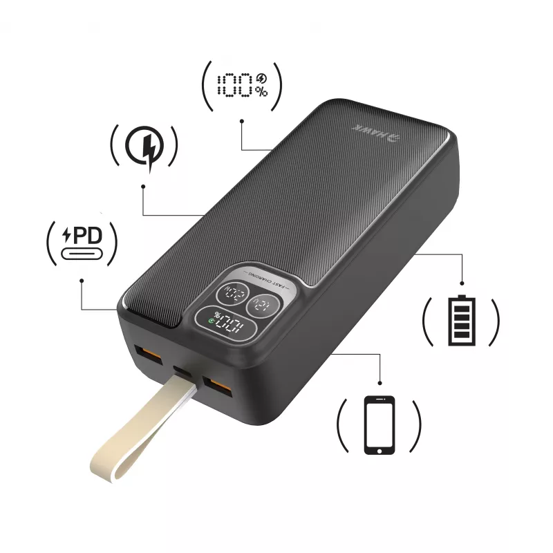 Hawk HW-PB30000 Power Bank 30000mAh Czarny