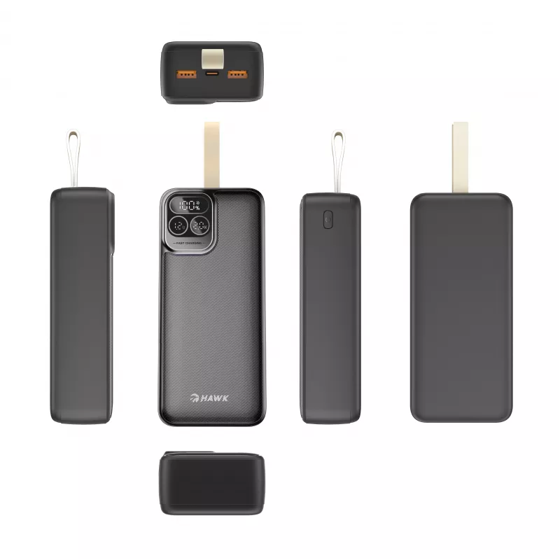 Hawk HW-PB30000 Power Bank 30000mAh Czarny