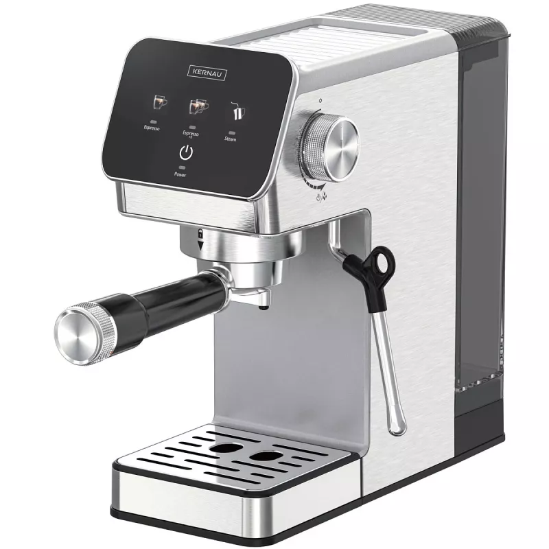 Kernau KCM 131 ekspres do espresso, 15 bar, 900 W, zbiornik na wodę 0,9 l, kawa mielona i ESE