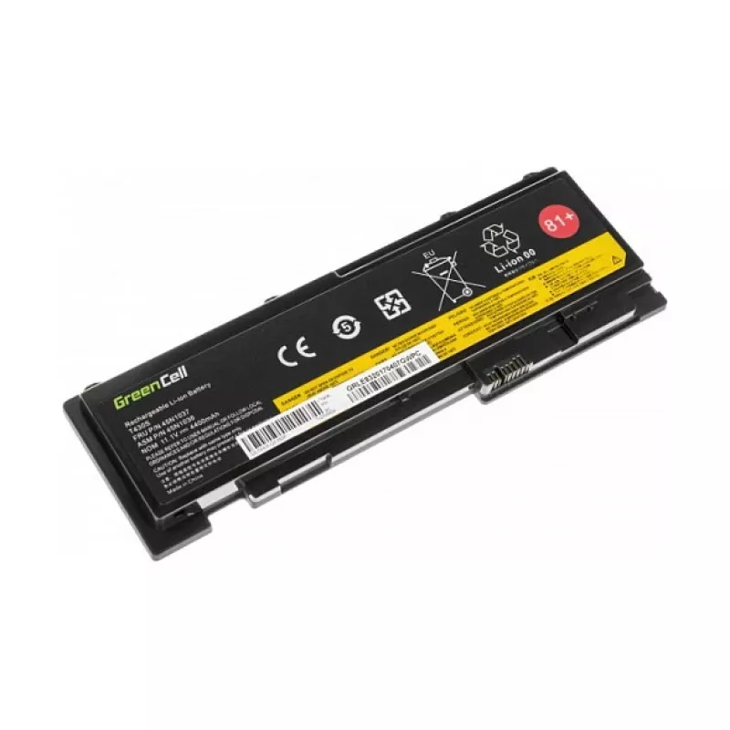 Green Cell Bateria do laptopa Lenovo ThinkPad T430s/T430si 11.1V 3400mAh Li-ion Czarny