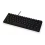 Klawiatura mechaniczna KRUX Qara 60% Gateron Yellow RGB USB-C Czarny