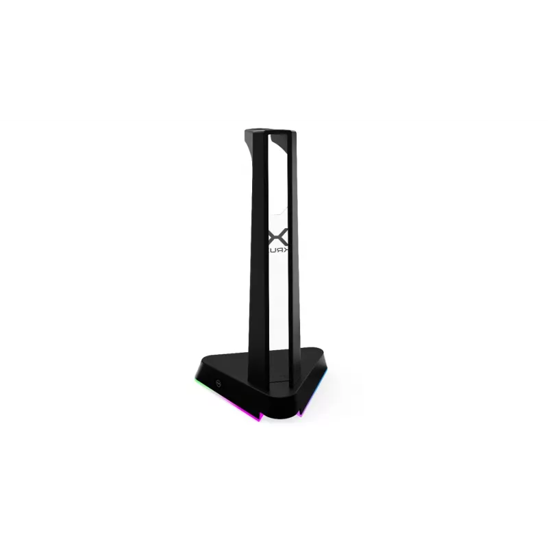 KRUX Rivt stojak na słuchawki z podświetleniem RGB, czarny (KRXG003)