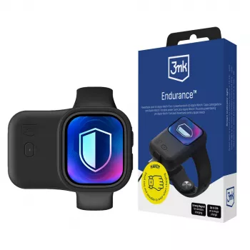 3mk Endurance Powerbank Case dla Apple Watch 44 mm/45 mm 2,5W 1200mAh USB-C Czarny