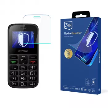 MyPhone Halo A - 3mk FlexibleGlass Pro Hybrydowa Szkło-Ochrona Ekranu (Przezroczysta)