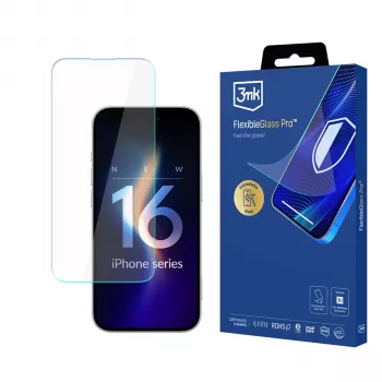 3MK FlexibleGlass Pro Hybrid Glass Screen Protector do Apple iPhone 16 Pro