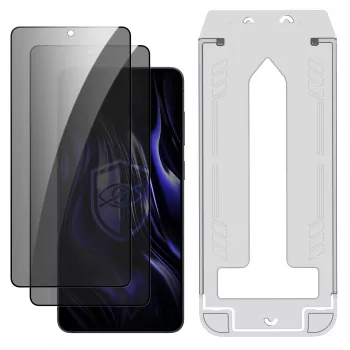 3MK PROTECTION Samsung Galaxy S25 Edge - 3mk Hardy Privzone 9H Hartowane Szkło Ochronne z Filtrem Prywatności