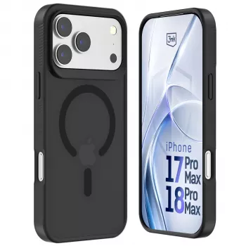 3MK PROTECTION Apple iPhone 17 Pro Max Hardy Hazy MagCase Czarny