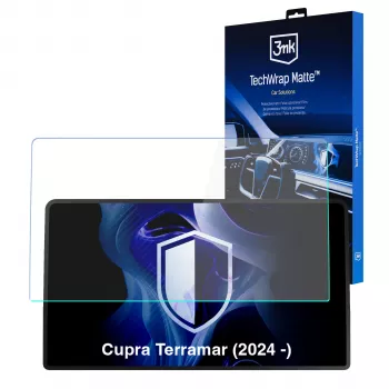 3MK PROTECTION Cupra Terramar (2024 -) - 3mk TechWrap Matte Center Display Screen Protector