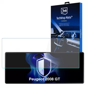 3MK PROTECTION TechWrap Matte Screen Protector do Peugeot 2008 GT (2020+) - Antyrefleksyjny, Samoregenerujący, 0,2 mm