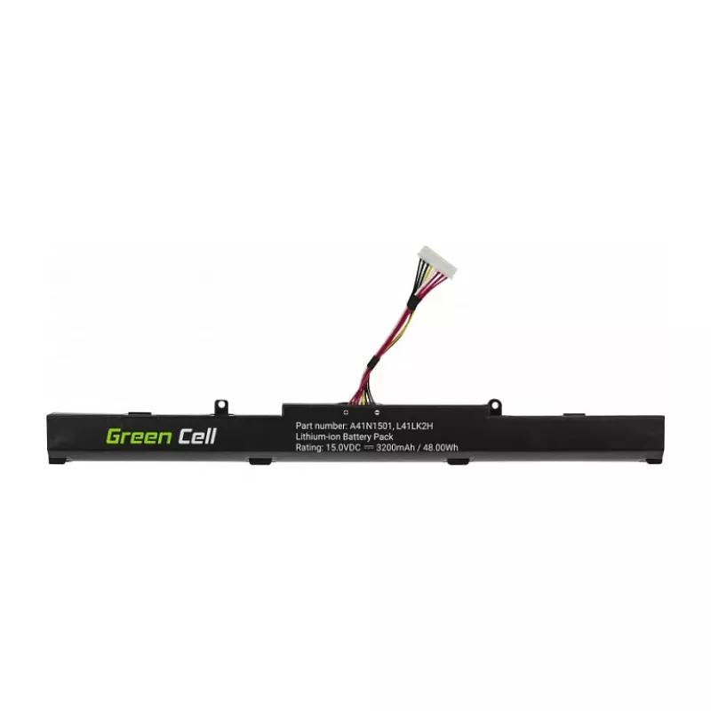 Green Cell GREENCELL Battery do Asus A41N1501 - Li-Polymer 15.2V 4000mAh 60.8Wh 4 ogniwa Czarny