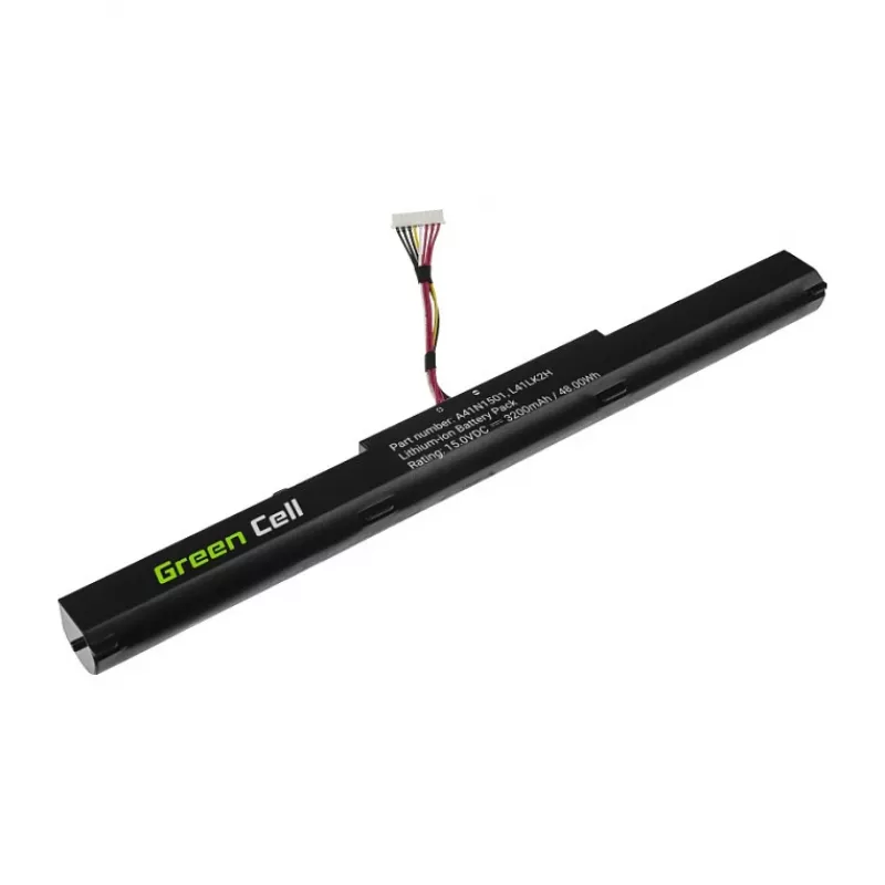 Green Cell GREENCELL Battery do Asus A41N1501 - Li-Polymer 15.2V 4000mAh 60.8Wh 4 ogniwa Czarny