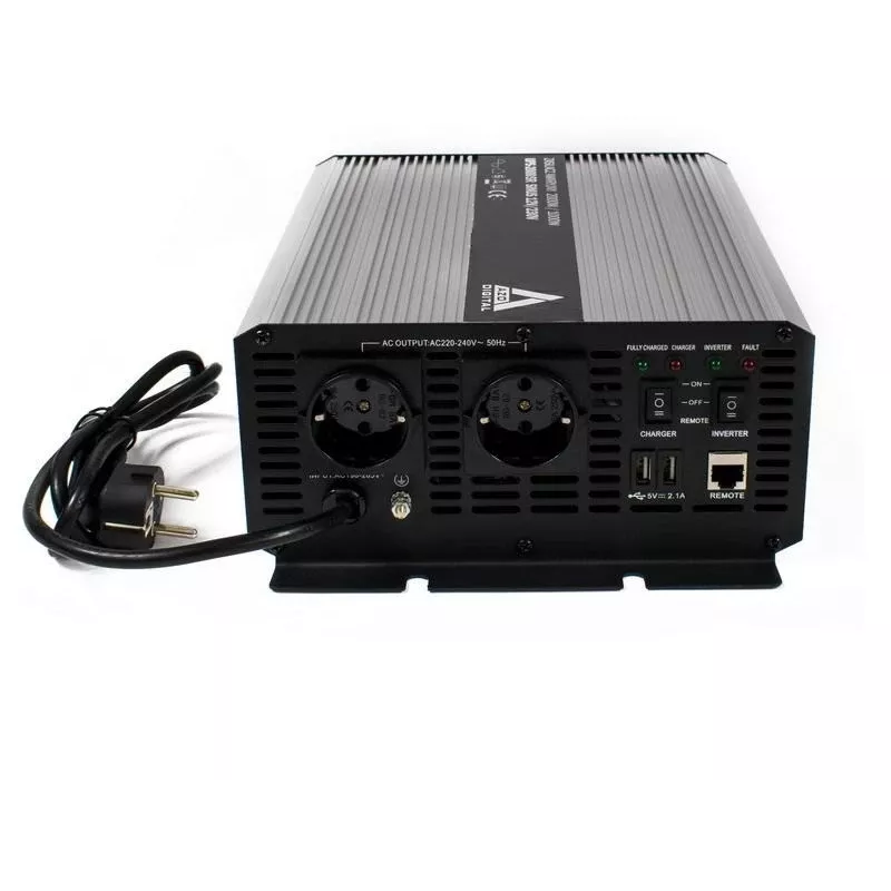 AZO DIGITAL Zasilacz awaryjny (UPS + AVR) 12V UPS-2000SR 2000VA 1400W Line-Interactive