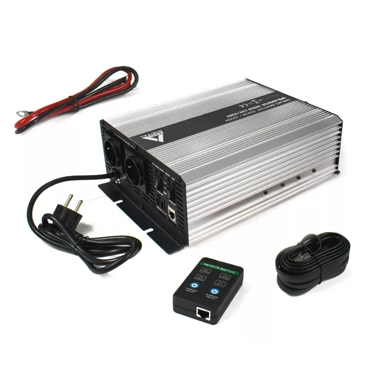 AZO DIGITAL Zasilacz awaryjny (UPS + AVR) 12V UPS-2000SR 2000VA 1400W Line-Interactive