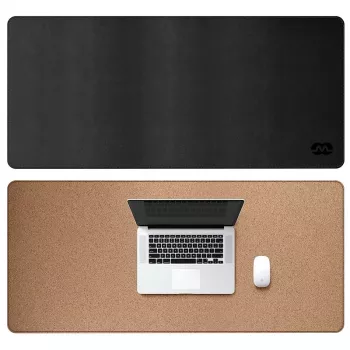 MOZOS LDP1260 Premium Leather Desk Mat 1200x600 mm Black