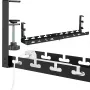 MOZOS UCM-3 Organizer Kabli Pod Blat Biurka Czarny
