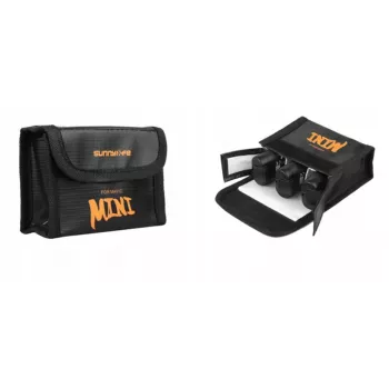 SUNNYLIFE Fireproof Battery Safe Bag dla DJI Mavic Mini / Mini 2 / Mini SE - Pomieści 3 baterie