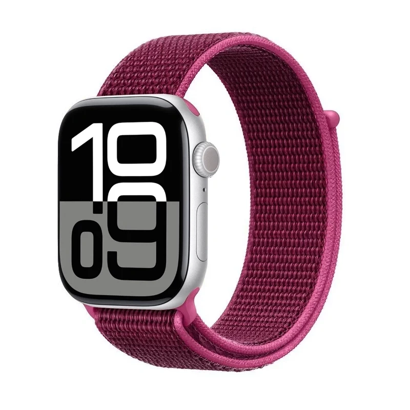 Crong Nylon Sport Band do Apple Watch 38/40/41/42 mm (Magenta Fusion)