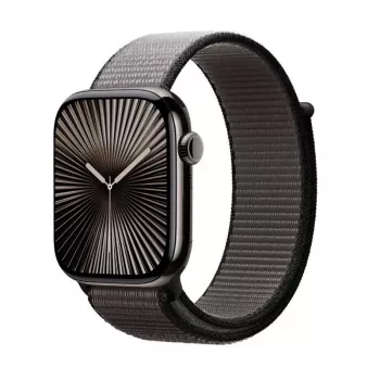 Crong Nylon Sport Loop do Apple Watch 44/45/46/49 mm (Night Grey)