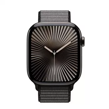 Crong Nylon Sport Loop do Apple Watch 44/45/46/49 mm (Night Grey)