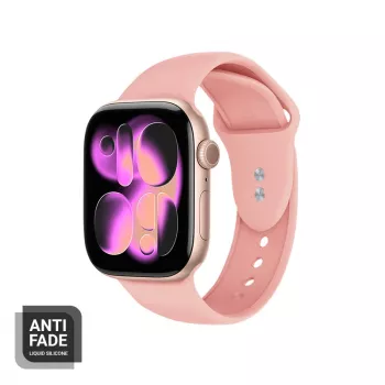 Crong Liquid - Pasek do Apple Watch 38/40/41/42mm (Łososiowy)