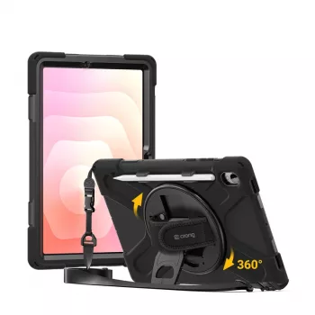 Etui Crong Defender Plus do Samsung Galaxy Tab S11 11 inch - Czarny