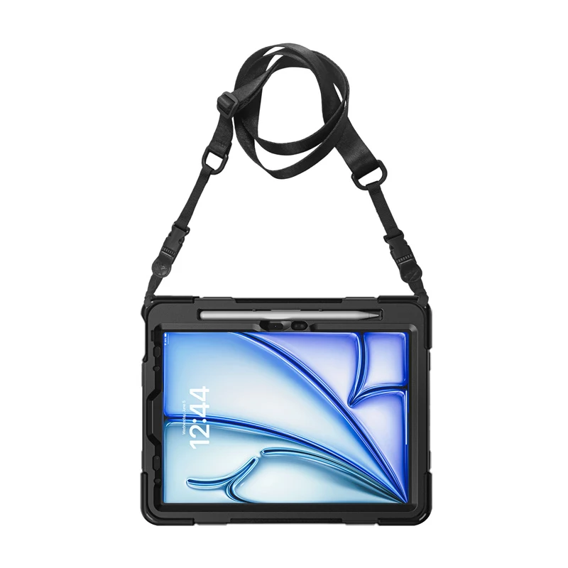 Etui Crong Defender Plus do iPada Air 11 inch M3 (2025) / M2 (2024) Czarny