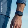 Crong Wave Band Pleciona Nylonowa Pętla Solo do Apple Watch 44/45/46/49 mm (Granatowy)