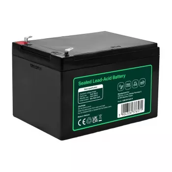 Greencell AGM VRLA 12V 12Ah Bateria bezobsługowa do kas fiskalnych, zabawek, kamer (151x98,5x95mm)