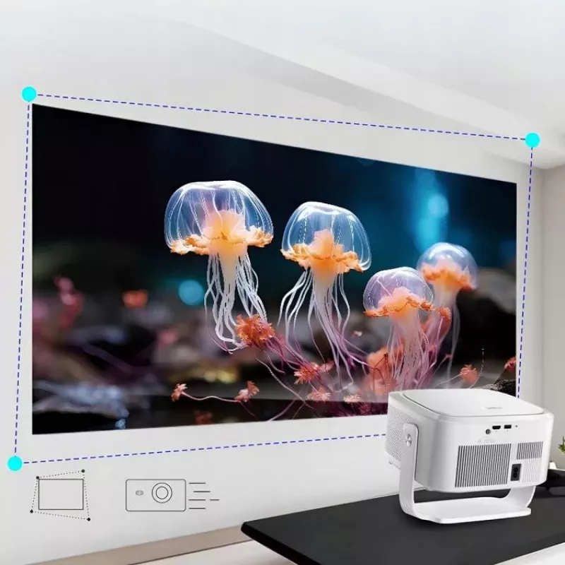 Zenwire PrimeView IMC460 Pro Mini Projektor Przenośny Android 14 WiFi