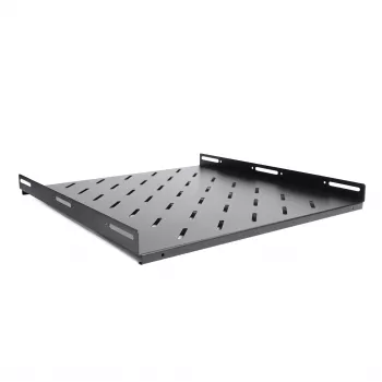 RACKTEL RL-P800S 1U 19-calowa Stała Półka Rackowa Głębokość 800mm Nośność 80kg Czarny