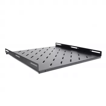 RACKTEL RL-P800S 1U 19-calowa Stała Półka Rackowa Głębokość 800mm Nośność 80kg Czarny