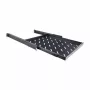 RACKTEL RL-P800W 1U 19-calowa wysuwana półka do szafy o głębokości 800 mm, nośność 50 kg, czarna