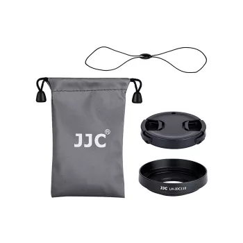 Zestaw ochronny JJC 2 w 1: Osłona obiektywu + Dekiel na obiektyw do Canon G1X Mark III