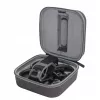 SUNNYLIFE Protective Carrying Case for DJI Avata Drone - Shockproof Semi-Hard Shell Travel Case with Shoulder Strap, Black/Grey