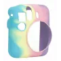 LOVEINSTANT Silikonowe etui ochronne do Fujifilm Instax Mini 12 - Tęczowe