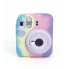 LOVEINSTANT Silikonowe etui ochronne do Fujifilm Instax Mini 12 - Tęczowe