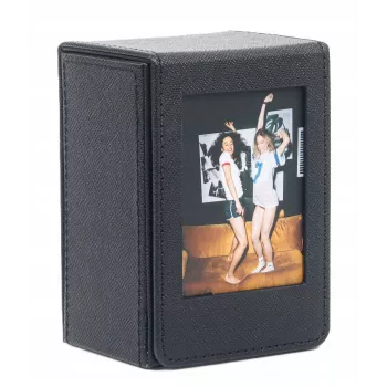 LOVEINSTANT Etui na zdjęcia do Fujifilm Instax Mini na 100 zdjęć - Czarny